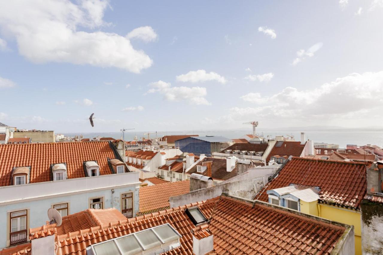 Amazing Rooftop Terrace With River And Historic City View 4 Bedrooms 4 Bathrooms Ac 19Th Century Building Chiado Lisboa 外观 照片
